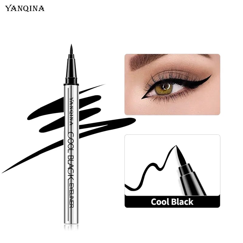 ✨🖌️ Långvarig vattenfast eyeliner — Vegansk formula, 24 timmars smidig och enkel applicering