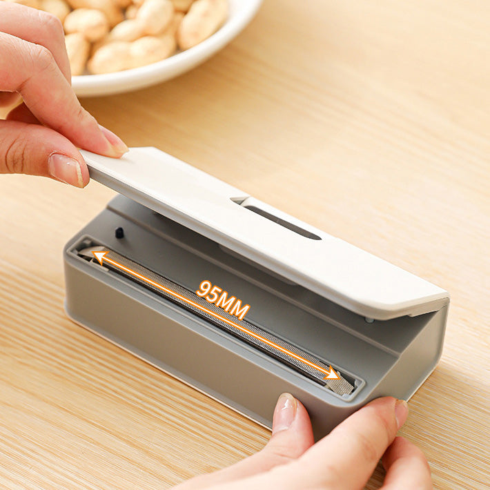 🔧Bärbar USB-förseglingsmaskin med två funktioner – försegling och öppning, LED-display med 6 inställningar