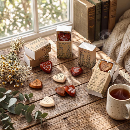 ✝️🎁 Kristet presentpaket med hjärtformade fickkort (12-pack）
