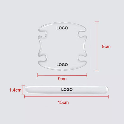 Bildörrhandtag dörrskalsskydd