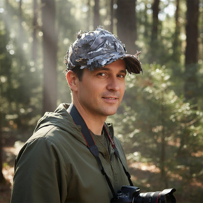 🧢Baseballkeps med 3D-bladkamouflag
