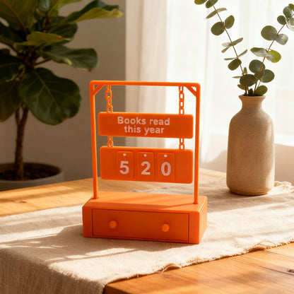 📚 Hängande bokräknare