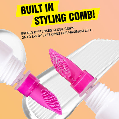 ✨👁️ Clear Brow Sculpting Gel – 24 timmars hållbarhet, inga flingor, osynlig lyftning och fluffiga ögonbryn! ✨💎