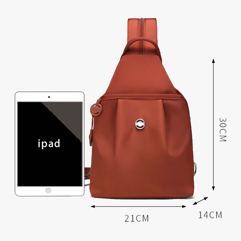 🎒 Multifunktionell ryggsäck i nylon · Din snygga följeslagare i vardagen