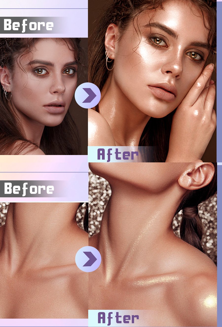 🔥 KÖP 1 FÅ 1 GRATIS! 🔥Watery Jelly Highlighter Makeup Stick