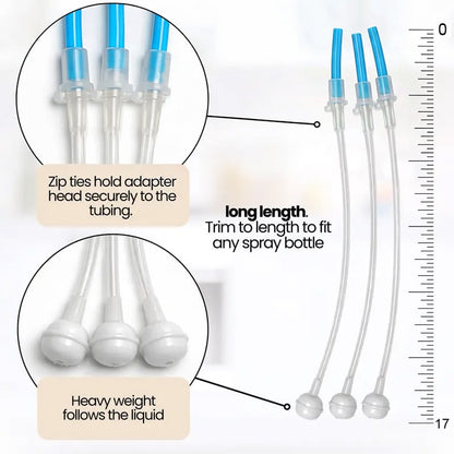 🔥SISTA DAGEN 50 % RABATT – 🌟💦 3-pack universell 360°-adapter för sprayflaskor