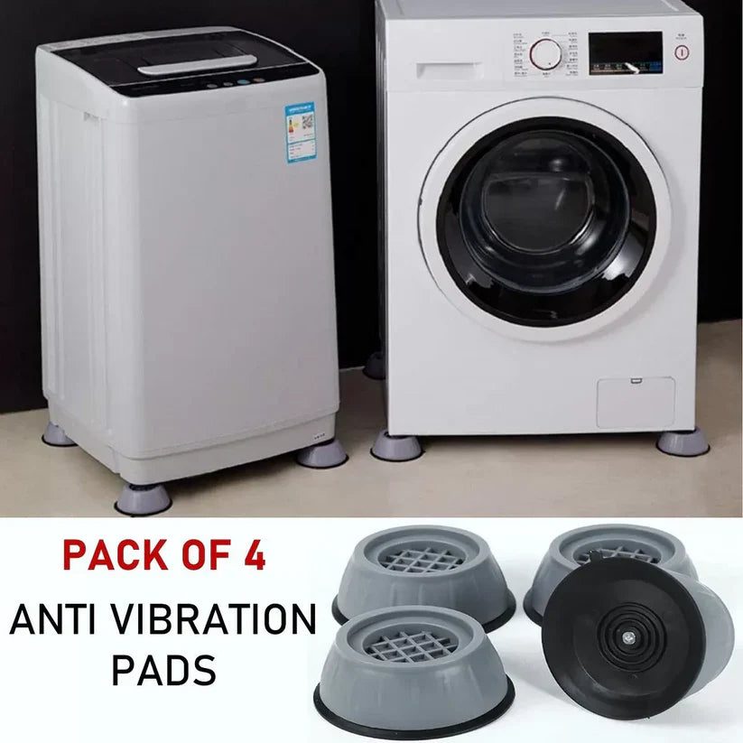 Vibrationsdämpande fötter till tvättmaskin