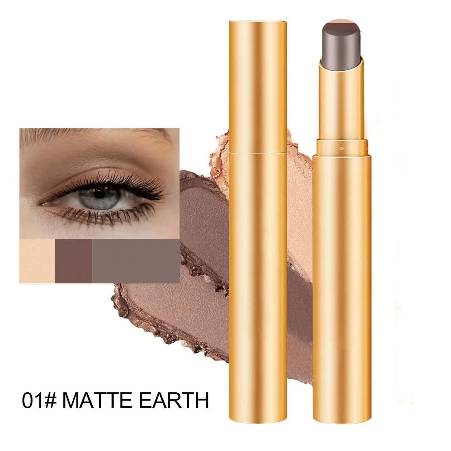 ✨3 Shade Cream Eyeshadow Stick | Len och blandbar