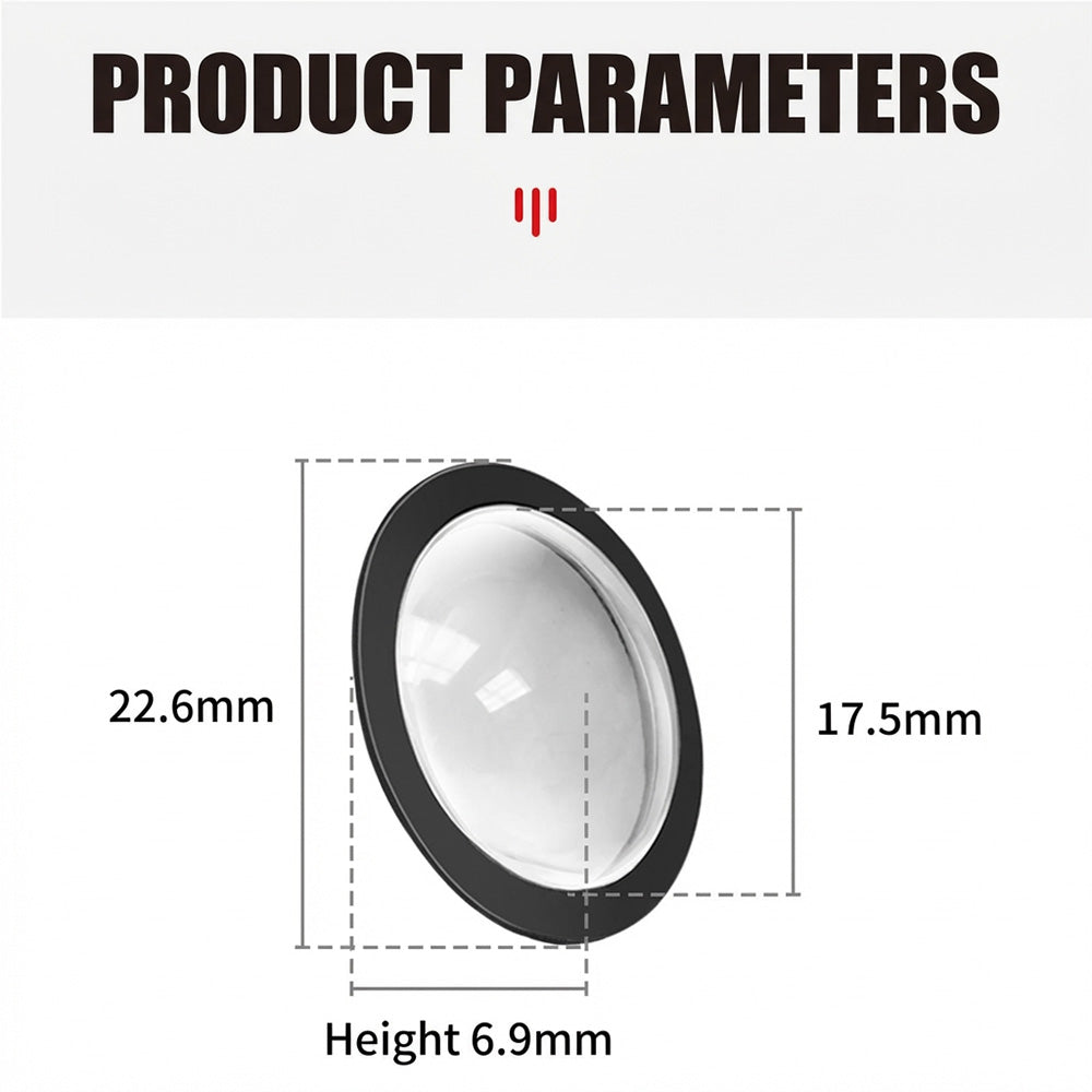 🚗 360° bilkameralinsskydd med fullständig vy