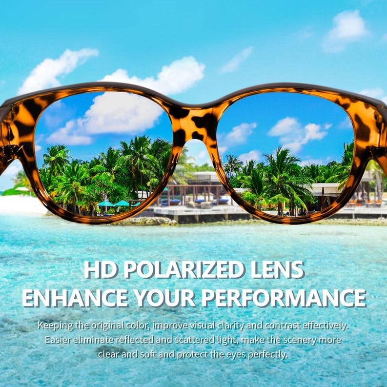 🕶 Nya solglasögon i cat-eye-modell i extra stor storlek, med polariserade glas och UV400-skyd