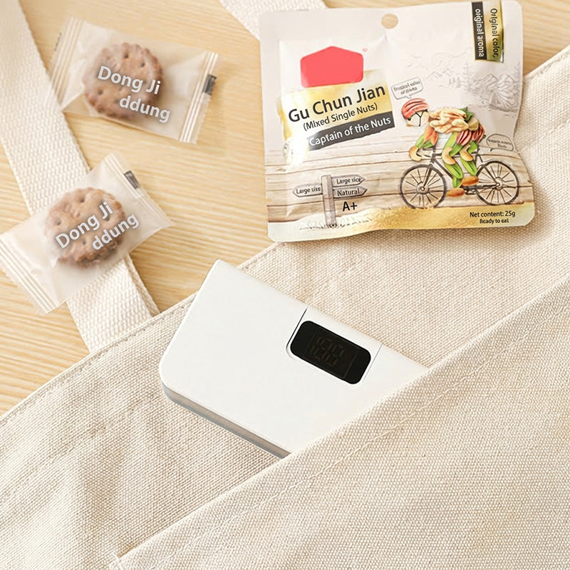 🔧Bärbar USB-förseglingsmaskin med två funktioner – försegling och öppning, LED-display med 6 inställningar