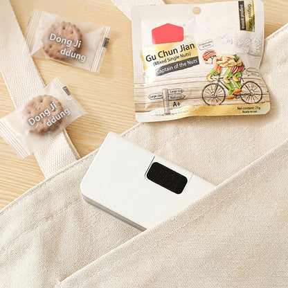 🔧Bärbar USB-förseglingsmaskin med två funktioner – försegling och öppning, LED-display med 6 inställningar