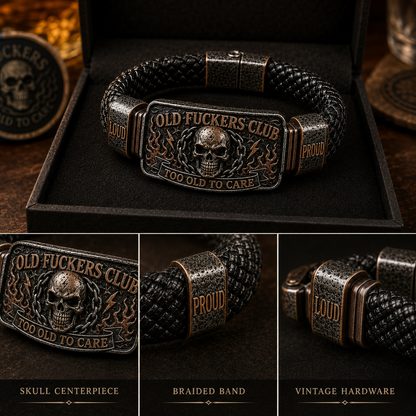 ☠️ Old Fuckers Club & Wild Freedom 🪓 | Vintage-armband i begränsad upplaga 2026