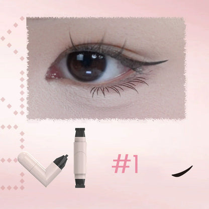 Eyeliner-stämpel i ett stycke