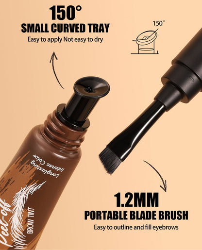 Peel-Off Brynfärg – Långvarig Vattenfast Ögonbrynsge