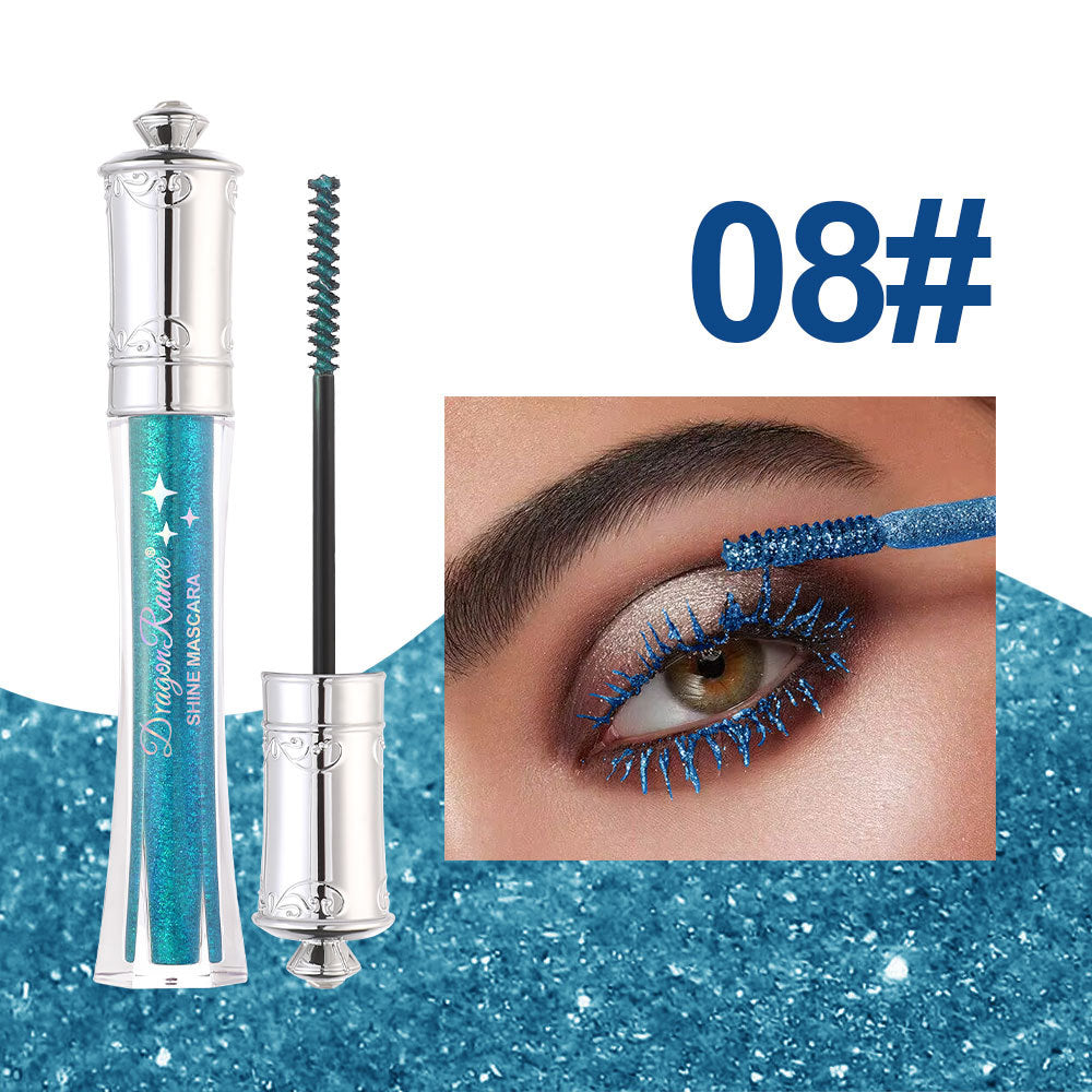✨Glitterfärgad mascara - Långvarig, kladdar inte, perfekt för fester och cosplay