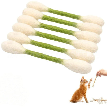 🐾Jätte-leksaker av bomullspinnar med kattmynta (15 cm) – handgjorda, hållbara, säkra och roliga