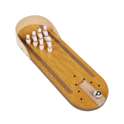 Mini-bowlingspelset för bor