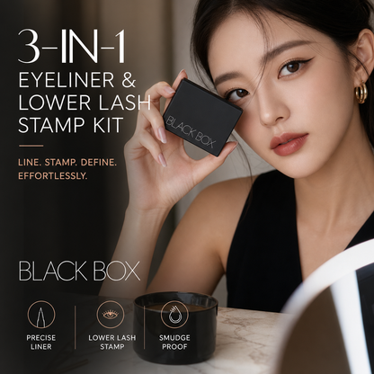 🥳HETT REA 2026🥳💞50 000+ SÅLDA!💄✨ 50% RABATT! 3-i-1 Eyeliner & Undre Fransstämpelkit – Stämpla perfekta vingar och fransar på några sekunder. Vattenfast, kladdfri. Ingen stadig hand behövs! 👁️🖌️