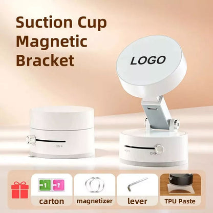 Magnetisk telefonstativ med vakuumsug