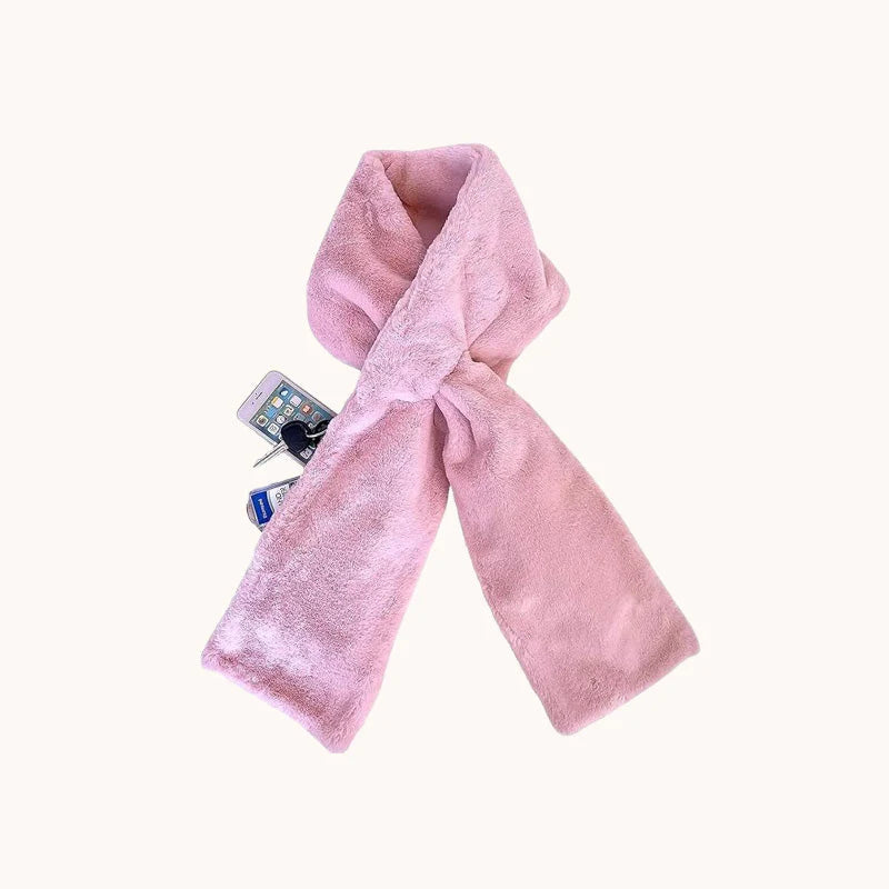 🧣✨Min hemliga halsduk – med en dold ficka för din telefon, kort och nycklar! ✨📱