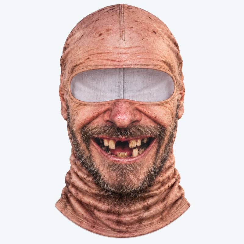 🎁😂 Rolig, realistisk skidmask – den perfekta presenten för vinterentusiaster! ⛄
