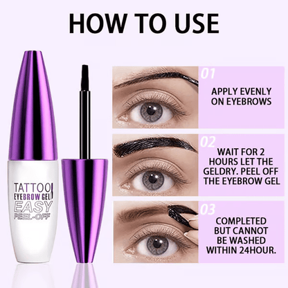 🌟Sista dagen Köp 1 Få 1 Gratis🔥Semipermanent ögonbrynsgel för tatuering