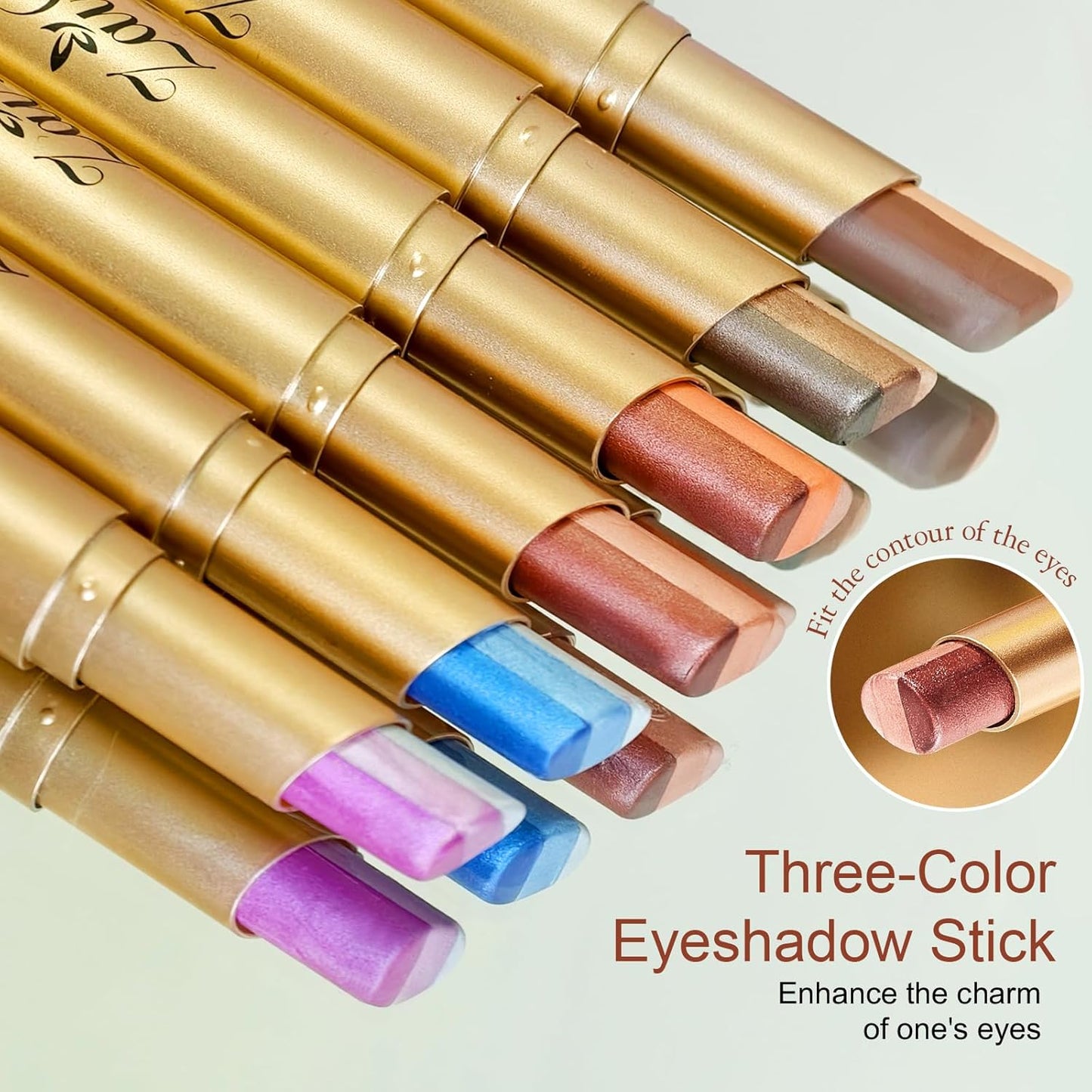 ✨3 Shade Cream Eyeshadow Stick | Len och blandbar