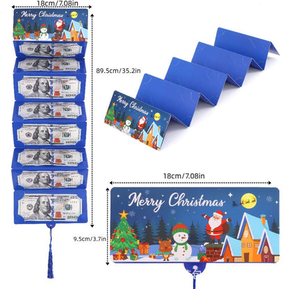 🎅Försäljning inför julen – 49 % rabatt🎁 Kreativ, vikbar julkuvert att göra själv🔥