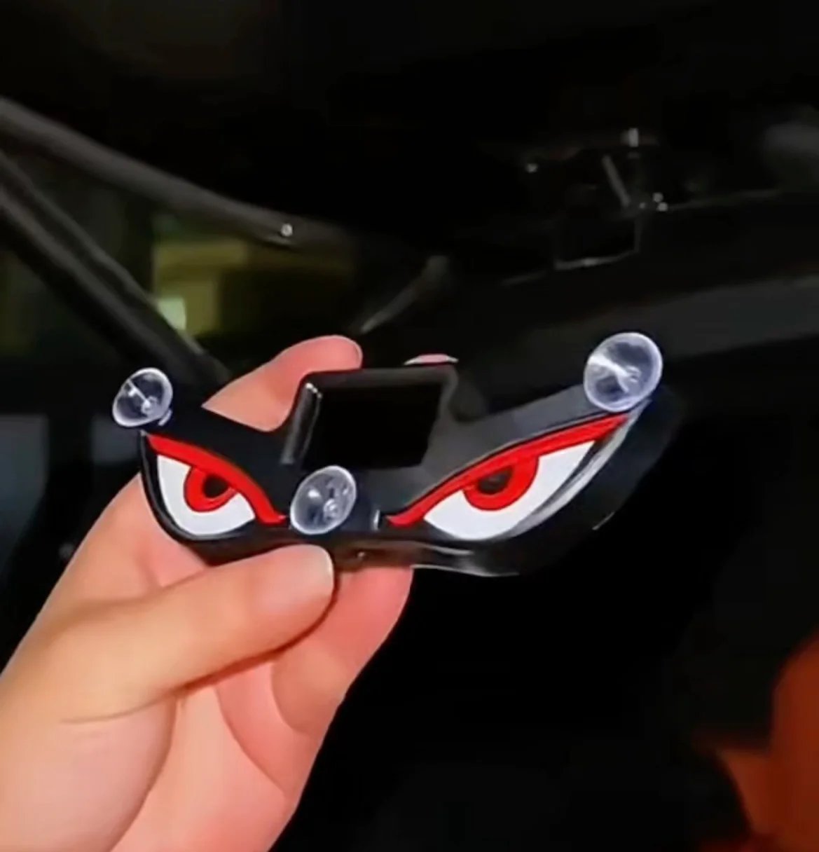 Solar Demon Eye LED-fönsterlampa för bil