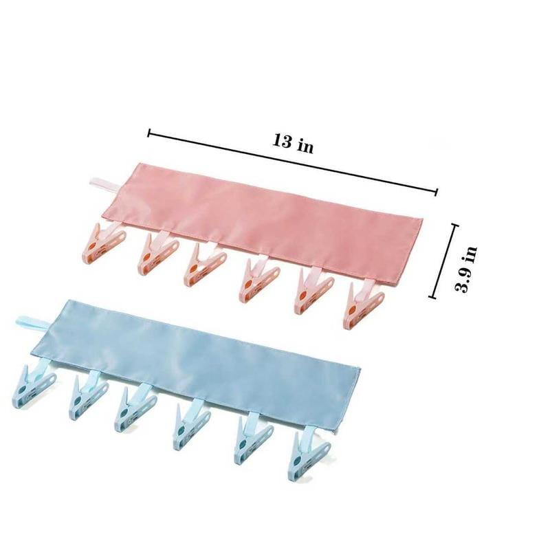 Bärbara klädnypor för resan, för att torka och vädra kläder