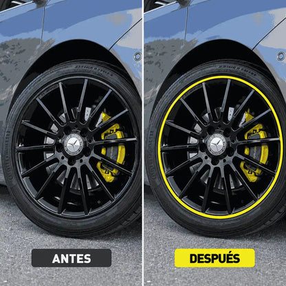 🏎️ Anpassad markering för hjulpansar för flera ytor