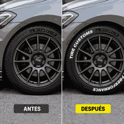 🏎️ Anpassad markering för hjulpansar för flera ytor