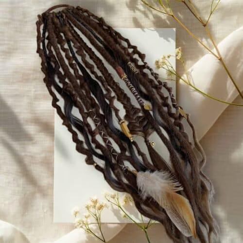 💖Sista dagen: 49 % rabatt! 👩🏼‍🦱Omedelbar boho-hästsvans