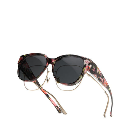 🕶 Nya solglasögon i cat-eye-modell i extra stor storlek, med polariserade glas och UV400-skyd
