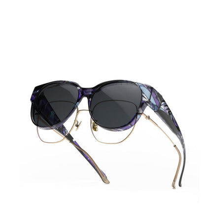 🕶 Nya solglasögon i cat-eye-modell i extra stor storlek, med polariserade glas och UV400-skyd