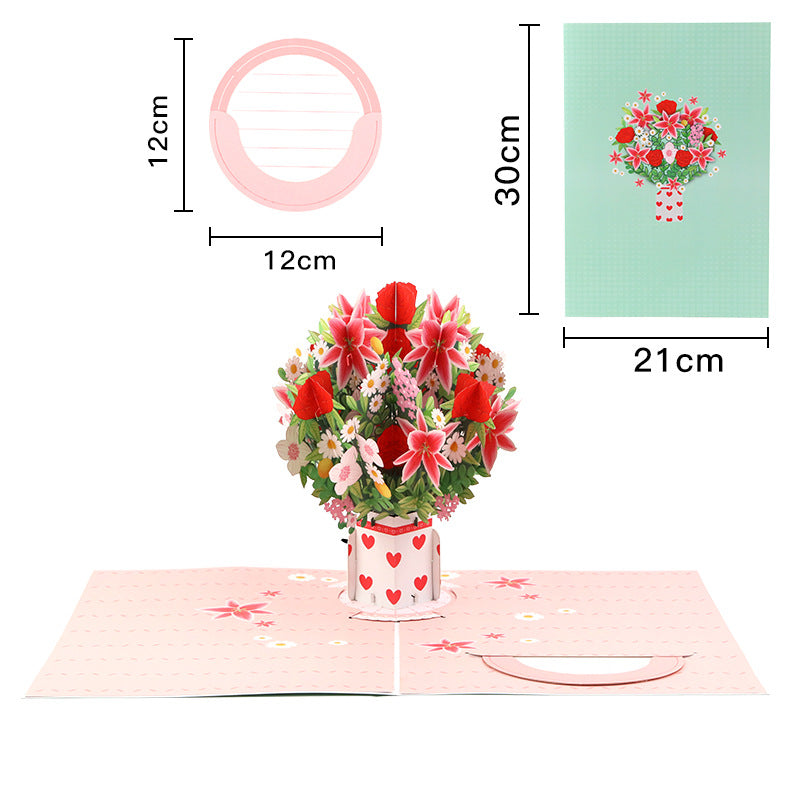 💌 Exklusivt till alla hjärtans dag: 3D-popup-kort med körsbärsblommor – det ultimata minnet för kortälskare ❤️