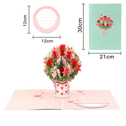 💌 Exklusivt till alla hjärtans dag: 3D-popup-kort med körsbärsblommor – det ultimata minnet för kortälskare ❤️