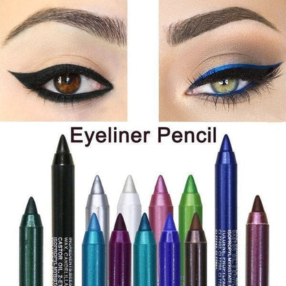 Långvarig vattenfast eyelinerpenna, moderiktig ögonmakeup-kosmetik
