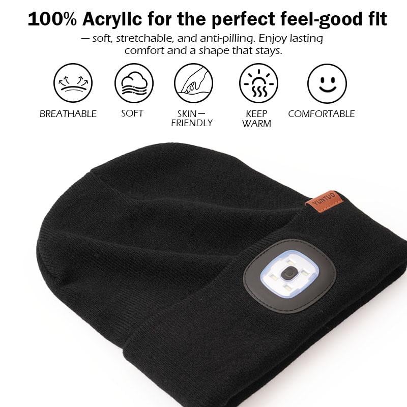 USB-uppladdningsbar LED-mössa