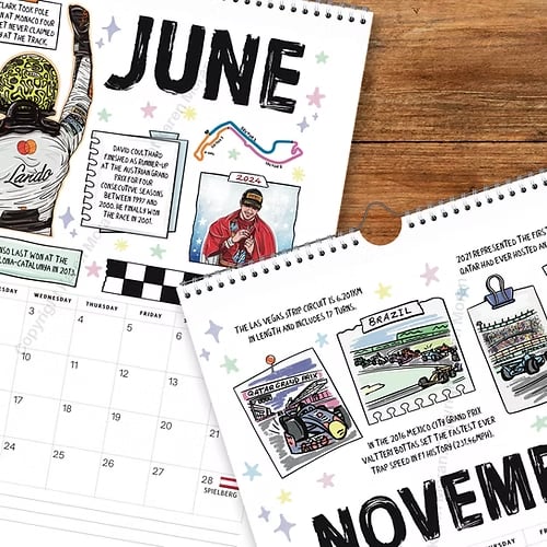 🏎️📅 2026 F1-racingkalender — Den bästa kalendern för racingfans