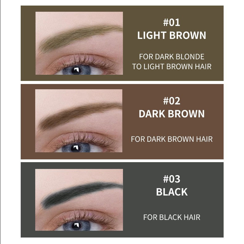 💧Tear-Off Brow Gel – Vattentät, smetar inte, långvarig, skapar naturliga, vilda ögonbryn