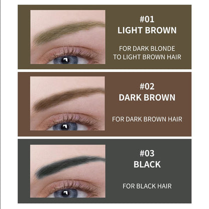💧Tear-Off Brow Gel – Vattentät, smetar inte, långvarig, skapar naturliga, vilda ögonbryn