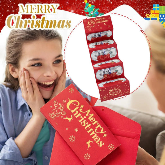🎅Försäljning inför julen – 49 % rabatt🎁 Kreativ, vikbar julkuvert att göra själv🔥