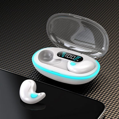 [💥2025 Ny ankomst💥]🎵Trådlösa osynliga Bluetooth-kompatibla sovande öronsnäckor