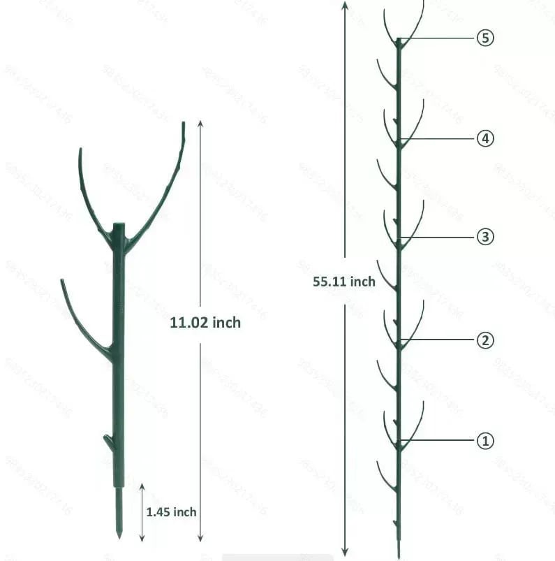 💕💖🌿Stödram för gröna växter i trädgården