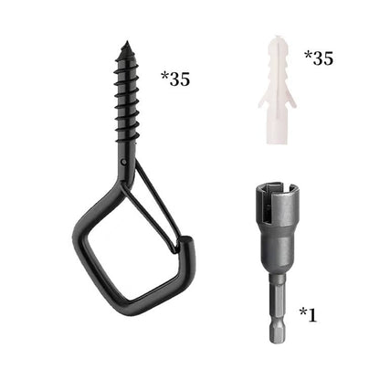 🔥Sista dagen 50% RABATT🔥Vindtät och rostbeständig🔧Säkerhetsskruv Slitstark metallkrok för takkrok