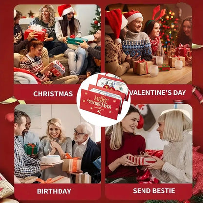 🎅Försäljning inför julen – 49 % rabatt🎁 Kreativ, vikbar julkuvert att göra själv🔥