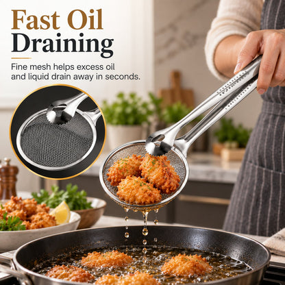 2-i-1 oljefilterklämma, matsil för stekt mat 🍳