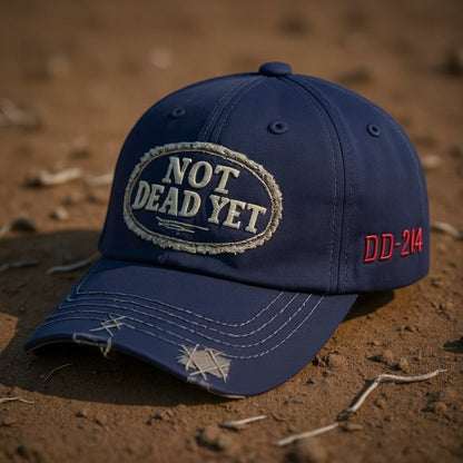 NOT DEAD YET - Vintage tvättad basebollkeps